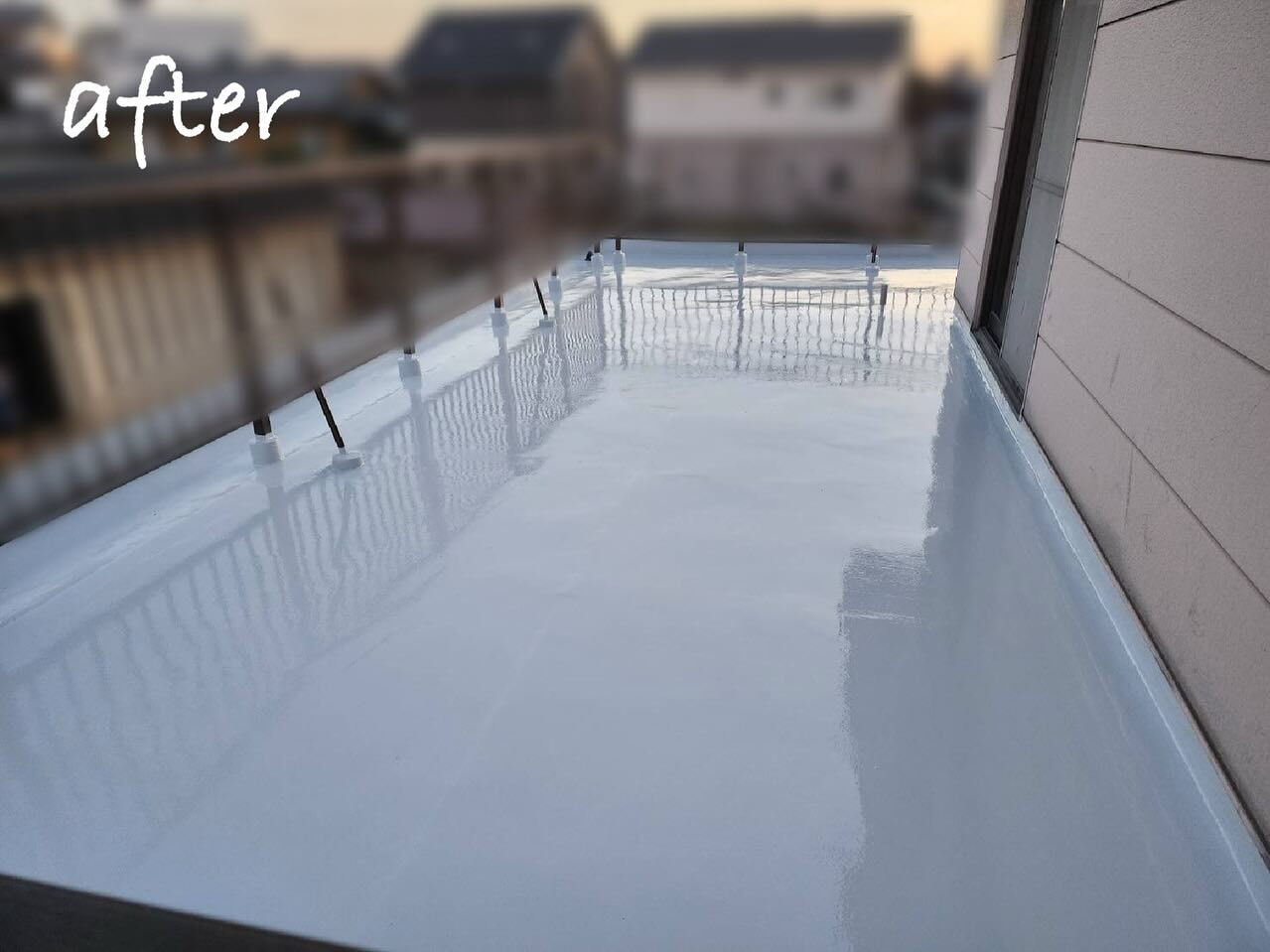 【バルコニー　ウレタン塗膜防水】