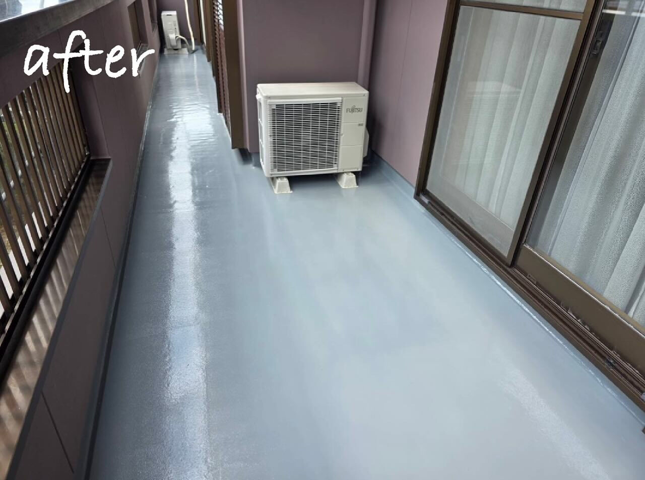 【ベランダ　ウレタン塗膜防水】