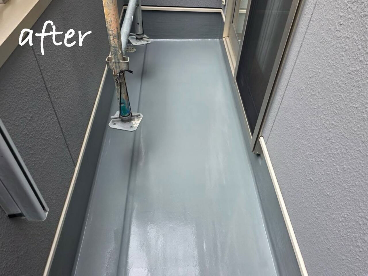 【ベランダ　ウレタン塗膜防水】